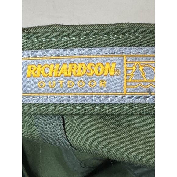 Alvarado Street Brewery Baseball Cap Army Cal Olive Green Leather Bear Logo - Picture 8 of 12